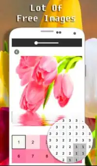 Couleur de fleur de tulipe par nombre - Pixel Art Screen Shot 2