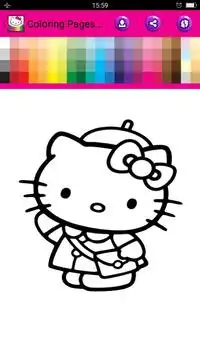 Coloring Book For Kitty Screen Shot 7