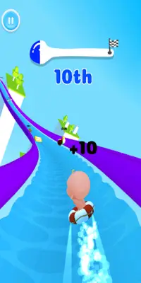 Slide Park - Water Park Slide.io Screen Shot 1