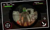 Zona Zombie War mortos Sniper Screen Shot 2