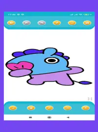 How to draw BT21 Coloring Screen Shot 6