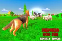 Simulador de cachorro pastor simpatica de fantasia Screen Shot 10