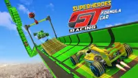 superhelden formule auto gt racing stunts Screen Shot 3