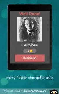 Harry Potter character quiz Screen Shot 13