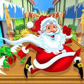 지하철 산타 실행: 끝없는 실행 게임: 크리스마스 산타 실행 게임: 새로운 실행 수준