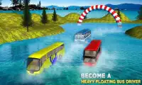Floating Water Coach Bus Traffic Race Screen Shot 1