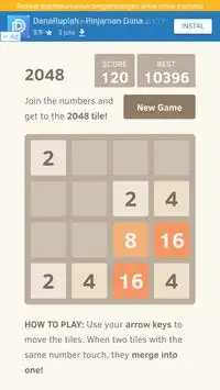 2048-X Screen Shot 1