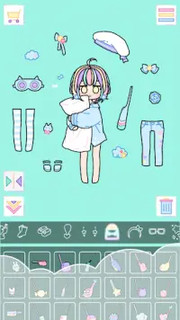 Pastel Girl : Game Berdandan Screen Shot 5