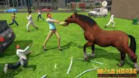 Kuda Liar Petualangan 3d: Animal Simulator Game Screen Shot 3
