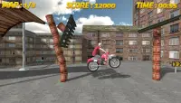 دراجة سباق 3D: حيلة Screen Shot 2