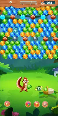 Bubble Shooter - Save Squirrel Screen Shot 4