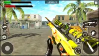 Strike - menembakkan tembakan : permainan perang Screen Shot 1
