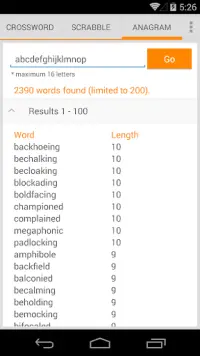 Word Solver Free Screen Shot 4