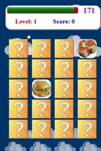 Foods Memory Game Screen Shot 5