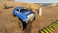 رحلات السفاري الصحراء المثيرة الوحش شاحنة سباق Screen Shot 8