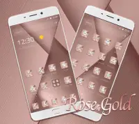 Pink Rose Gold Theme Screen Shot 2