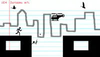 Stickman Rooftop Run Screen Shot 0