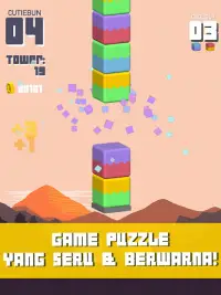 Towersplit: Stack & match colors to score! Screen Shot 5