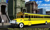Town School Bus 3D Screen Shot 4