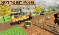 Farm Tractor Sim - Forage Farming Games Screen Shot 3