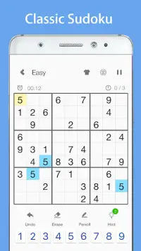 Sudoku: Classic Sudoku Puzzle Screen Shot 0