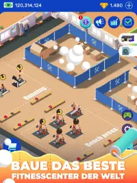 Idle Fitness Gym Tycoon - Workout Simulator Game Screen Shot 10