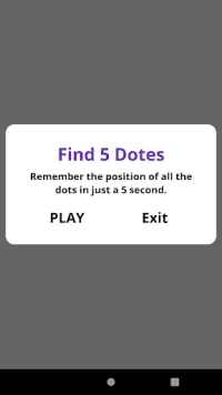 Find Dots - Brain Training Screen Shot 2