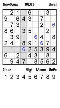 SudoKu 1982 Screen Shot 2