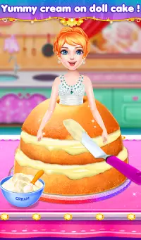 Wedding Doll Cake Decorating | Cooking Game Screen Shot 10