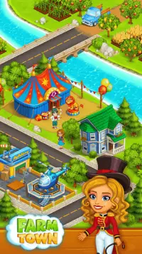 Farm Town: Happy farming Day & food farm game City Screen Shot 3