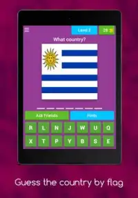 Guess the country by flag Screen Shot 9