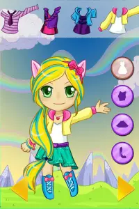 gratis pony dress-up spellen voor meisjes Screen Shot 3