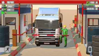 Cargo Truck Gas Station Games Screen Shot 4
