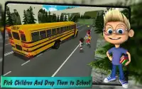 Школа Время автобус имитатор Screen Shot 0