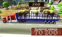 Zoo Animals Transporter Truck Screen Shot 2