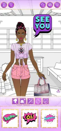 College Girl Coloring Dress Up Screen Shot 7