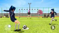 gadis sekolah menengah anime Screen Shot 2