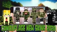 New Camouflage Skins - Camo Doors For MCPE Game Screen Shot 0