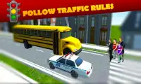 colegio autobús simulador Screen Shot 10