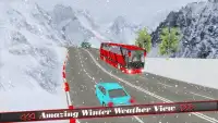 Hill Coach Bus Simulator : Winter Tour Mad Drive Screen Shot 4