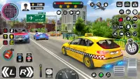 सिटी टैक्सी ड्राइविंग गेम्स Screen Shot 5