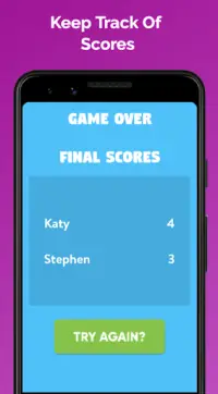 2 Player Quiz - Challenge Your Friends Screen Shot 2