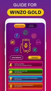 Win Winzo Gold - Earn Money, Play & Win Games Tips Screen Shot 1