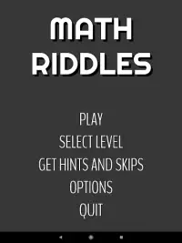 Math Riddles, Puzzles and Brain teasers Screen Shot 8