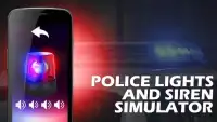 Polizei Lichter und Sirenen Simulator Screen Shot 0