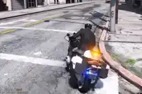Real City Police  Motobike Race Simulator 2019 3D Screen Shot 1