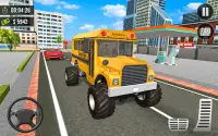 School Bus Coach Driver Game Screen Shot 3