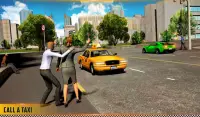 HQ Taxi Driving 3D Screen Shot 6