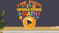 The Four Operations Math Screen Shot 0