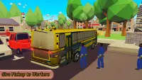 City Toon Bus Driving Game 2019 - bus simulator Screen Shot 4